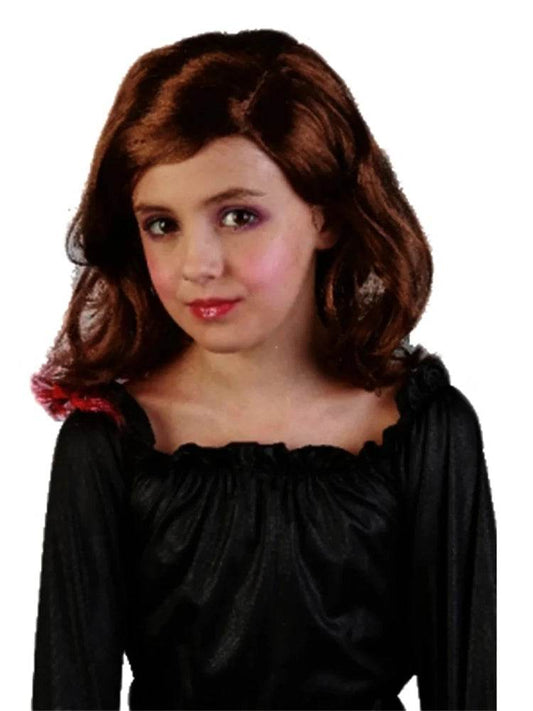 Brown Curly Wig - thefancydress.co.uk
