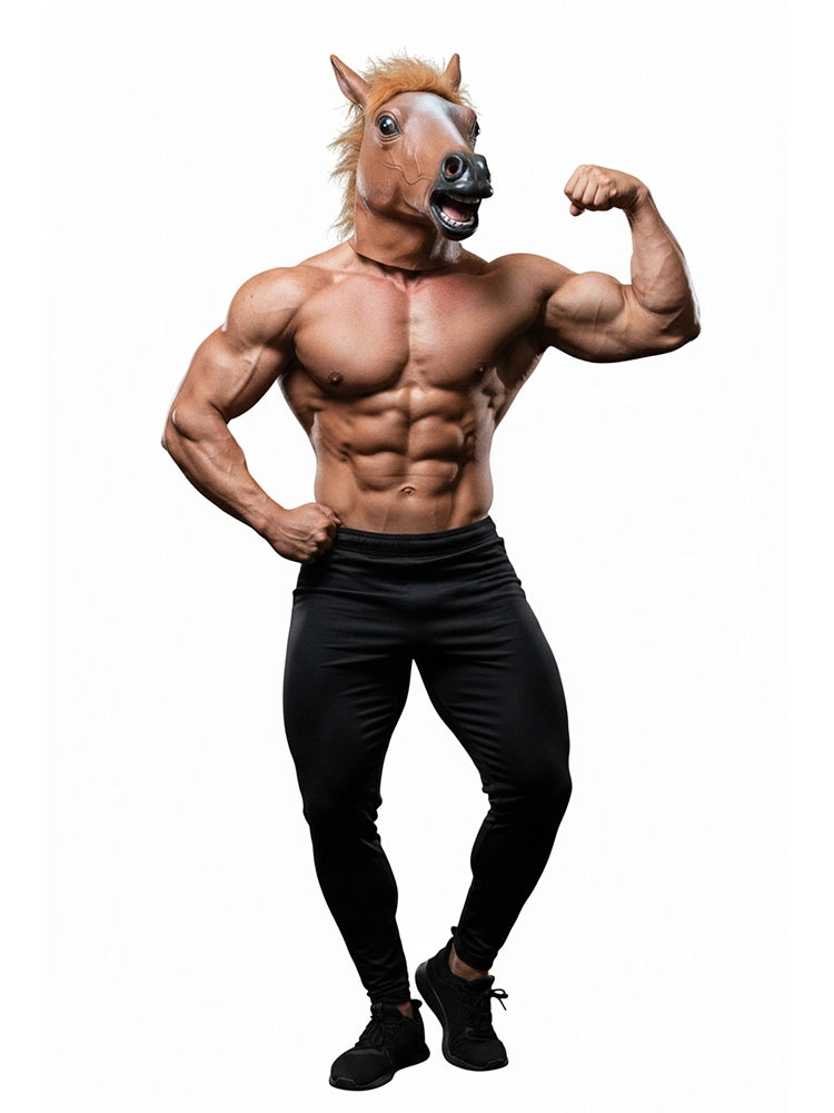 Brown Horse Mask