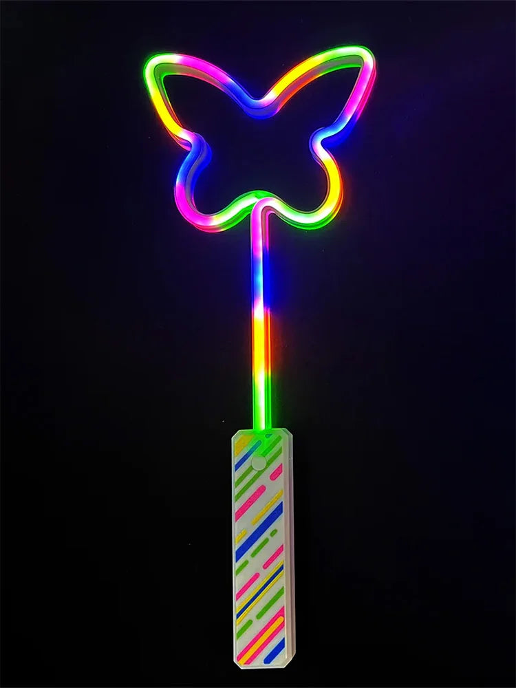 Butterfly Shape Light Up Wand (multicolour)