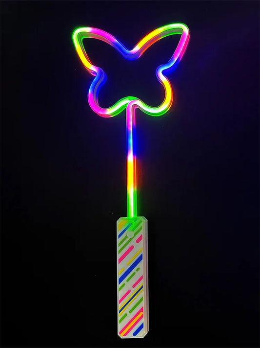 Butterfly Shape Light Up Wand (multicolour)