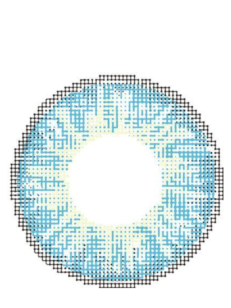 Three Tone Caribbean Blue Lenses
