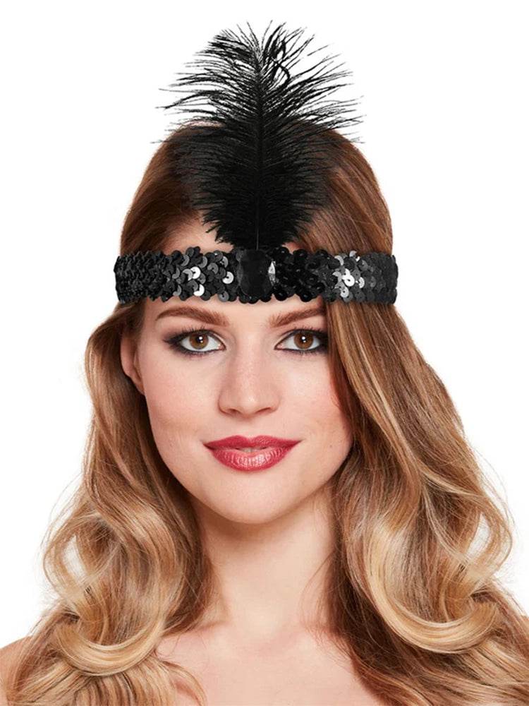 Charleston Flapper Headband - thefancydress.co.uk