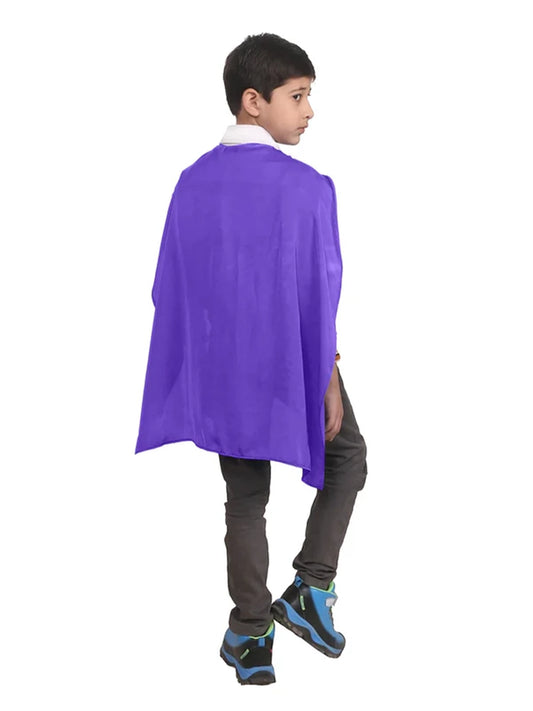 Children Deluxe Satin Cape purple