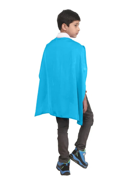 Children Deluxe Satin Cape turquoise