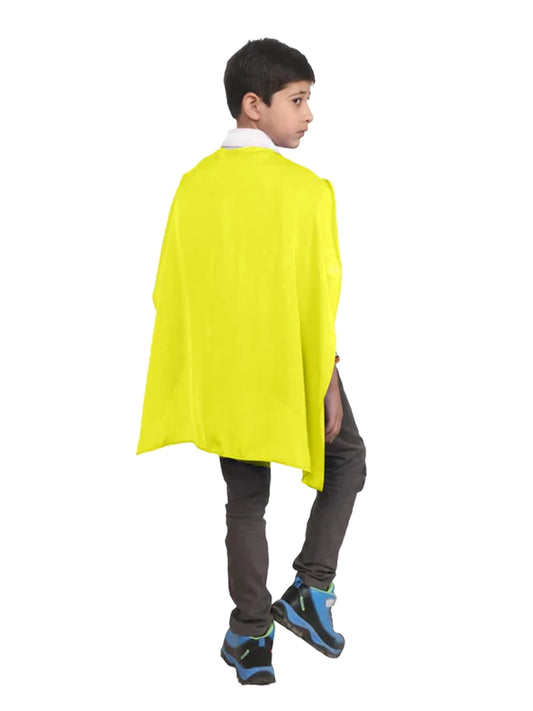 Children Deluxe Satin Cape yellow