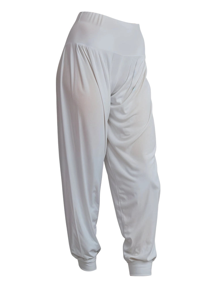 Children Full Length Leggings Trousers white