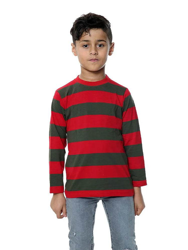 Children Full Sleeve Stripe T-Shirt - thefancydress.co.uk