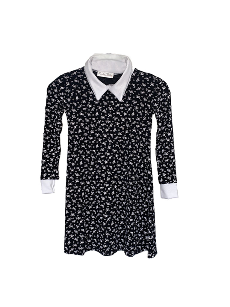 Children Gothic School Girl Pattern Swing Dress