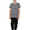 Boys Short Sleeves Stripe T-Shirt black white