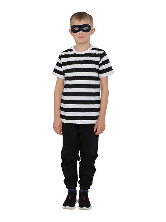 Boys Fancy Dress Book Week Burglar Costume Set