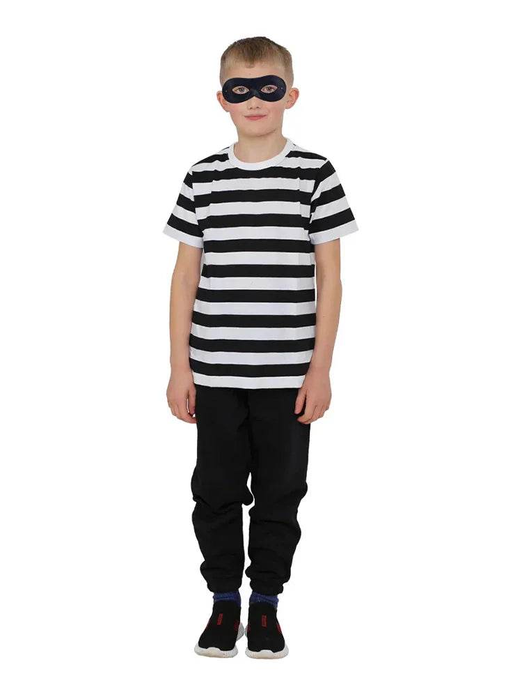 Boys Fancy Dress Book Week Burglar Costume Set - thefancydress.co.uk