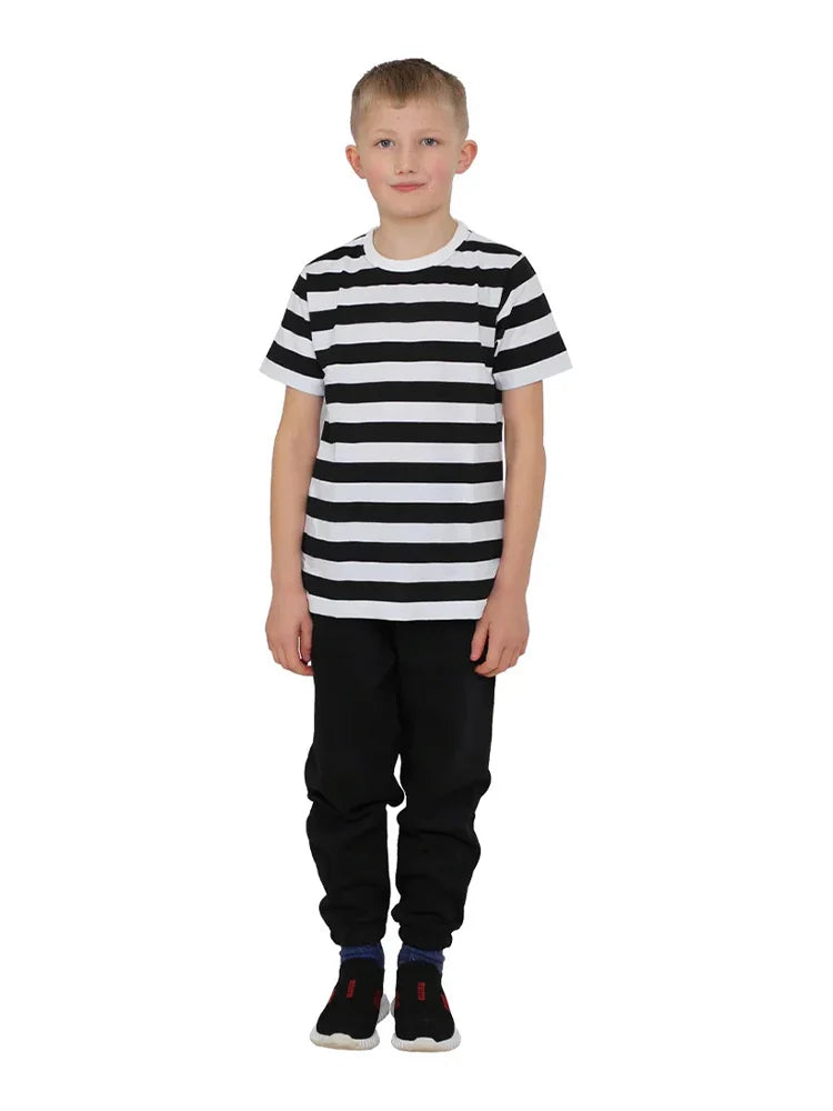 Boys Pirate Costume Set - Striped T-shirt, Hat & Bandana t shirt