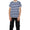 Boys Short Sleeves Stripe T-Shirt blue white
