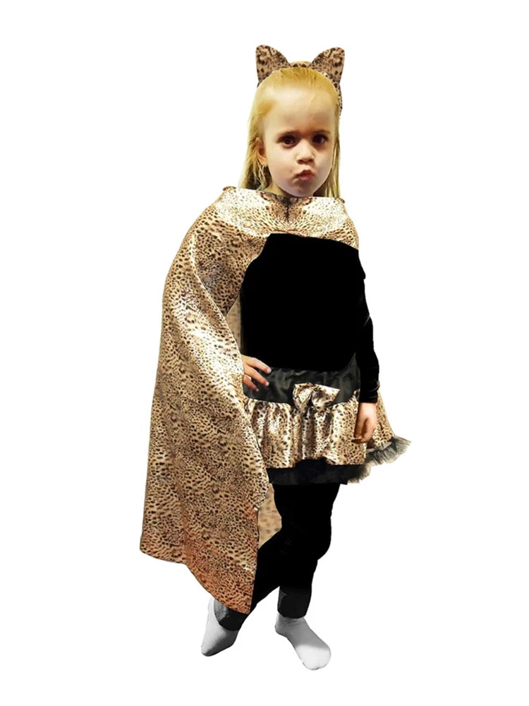 Children's Leopard Print Cape