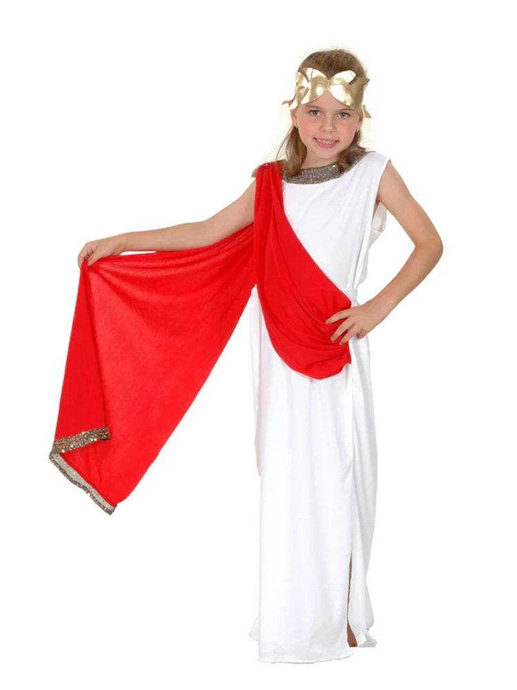 Halloween Children's Costume Female Roman Goddess Carnival Greek Queen Children Female