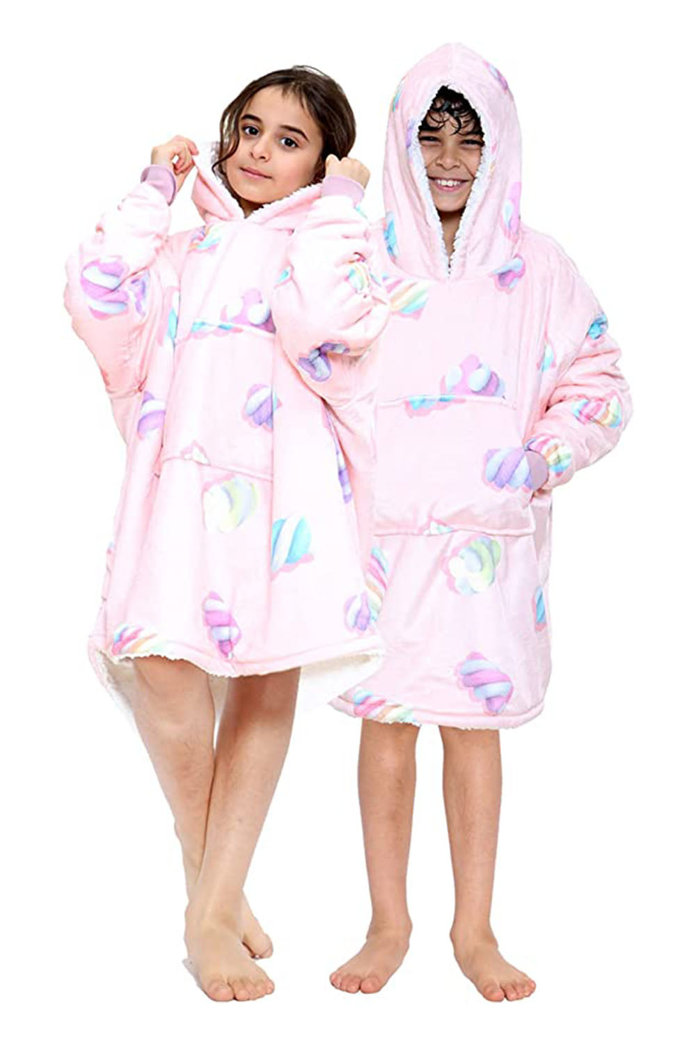 Children's Printed Hoodie Blanket