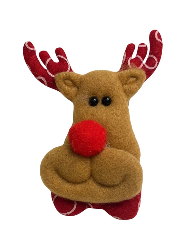 Christmas Reindeer Brooch