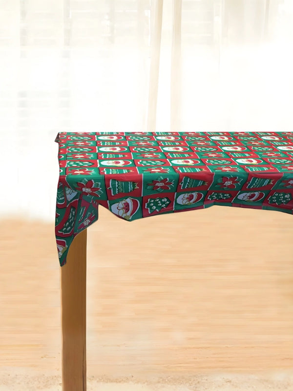 Christmas Santa & Tree Table Cover