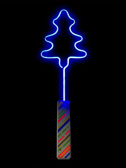 Christmas Tree Light Up Wand (Random Color) blue