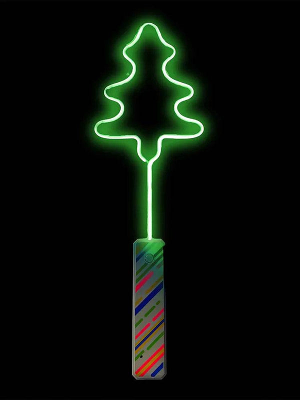 Christmas Tree Light Up Wand (Random Color) - thefancydress.co.uk