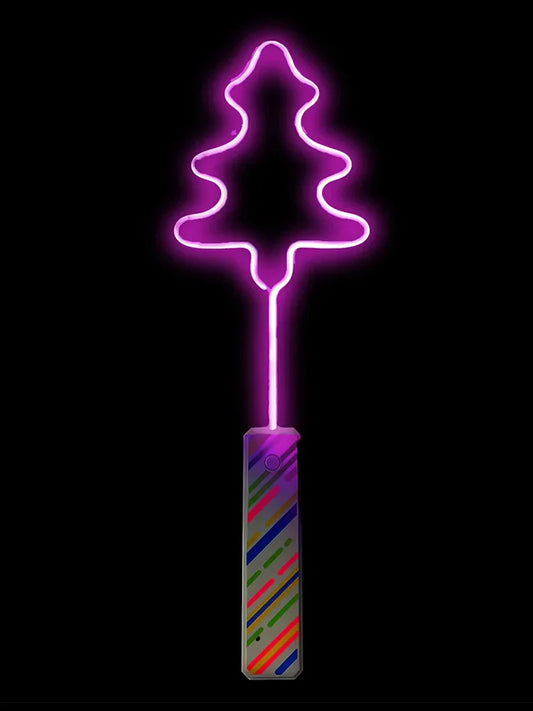 Christmas Tree Light Up Wand (Random Color) pink