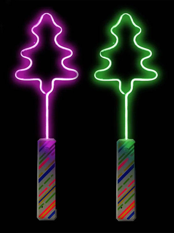 Christmas Tree Light Up Wand (Random Color) - thefancydress.co.uk