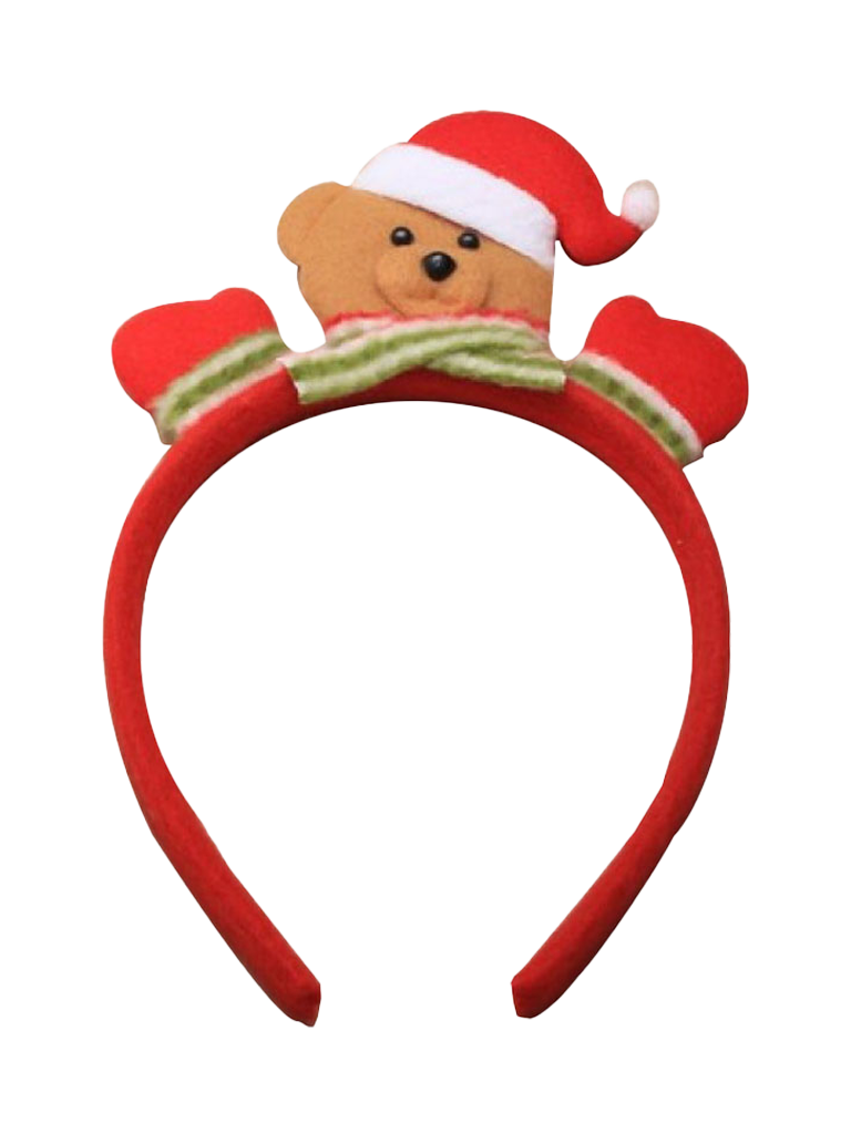 Christmas Teddy Bear Alice Band -1
