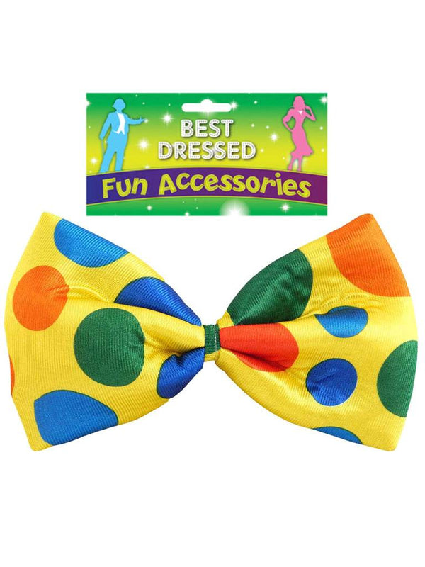 Clown Bow Tie 24cm - thefancydress.co.uk