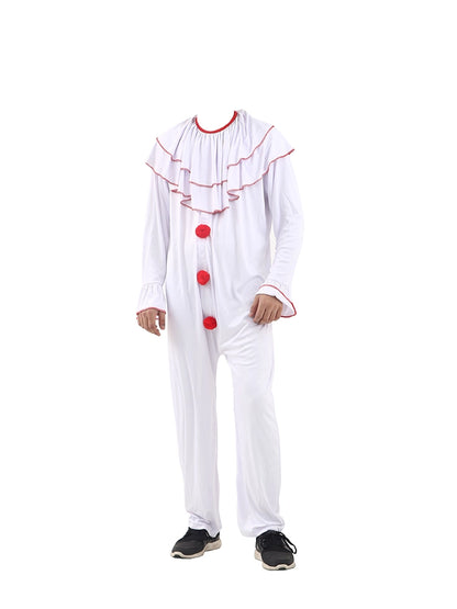 Halloween Clown Mask And Costume Set