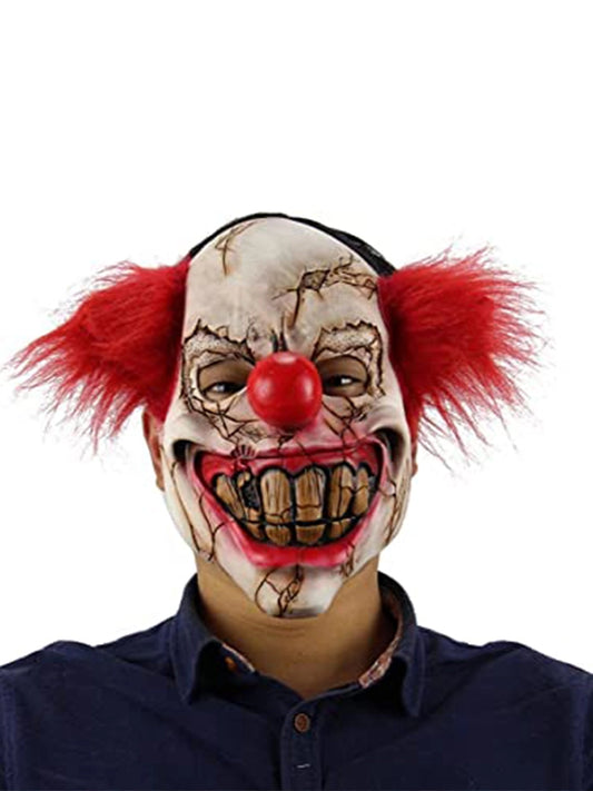 Halloween Clown Mask And Costume Set