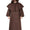 Adult Medieval Hooded Monk Renaissance Priest Robe Costume