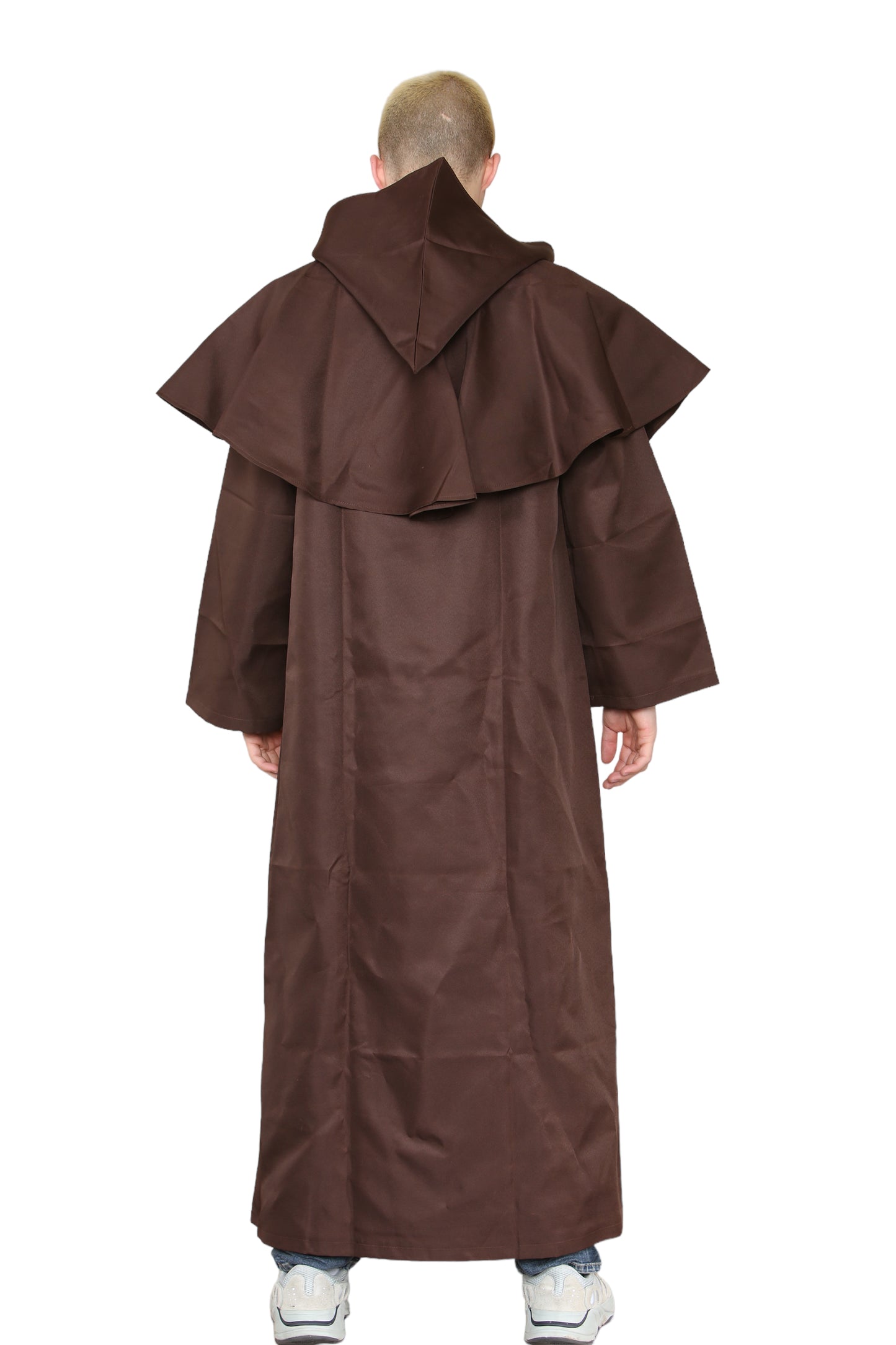 Adult Medieval & Tunic Hooded Monk Robe Party Cosplay Costume