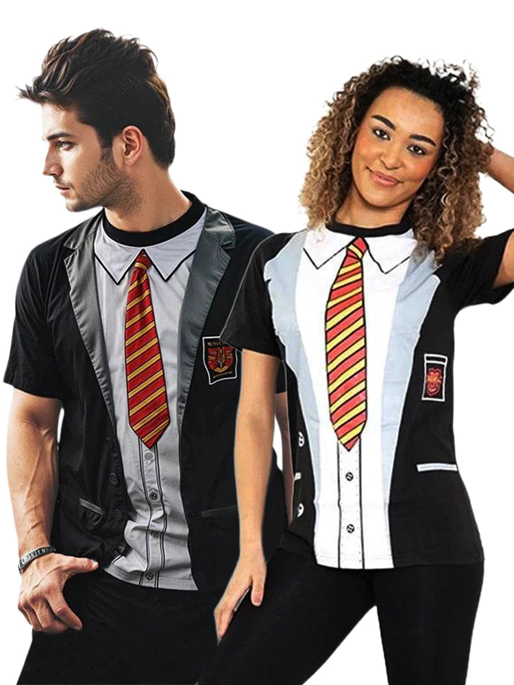 Couple School Printed T-Shirt