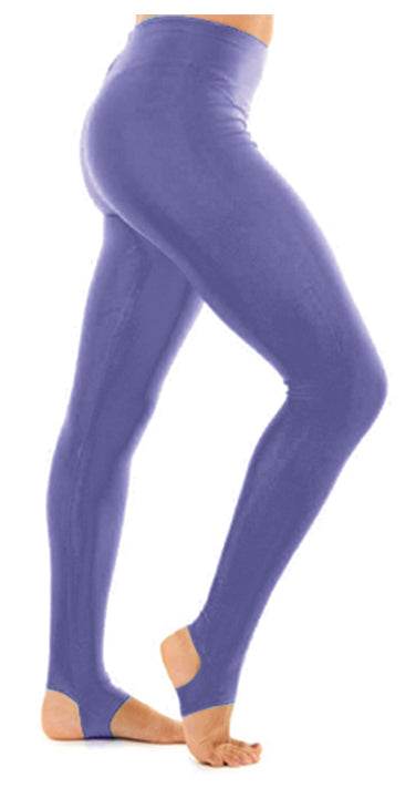 Crazy Chick Girls Shiny Stirrup Leggings - thefancydress.co.uk