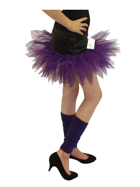 Crazy Chick Girl 6 Layer Petal Tutu purple