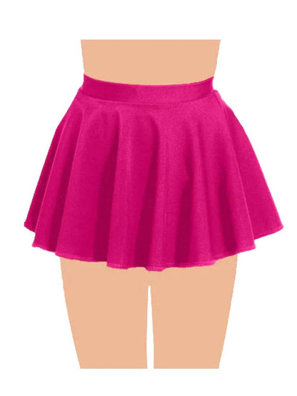 Crazy Chick Girls Circular Skirt - thefancydress.co.uk