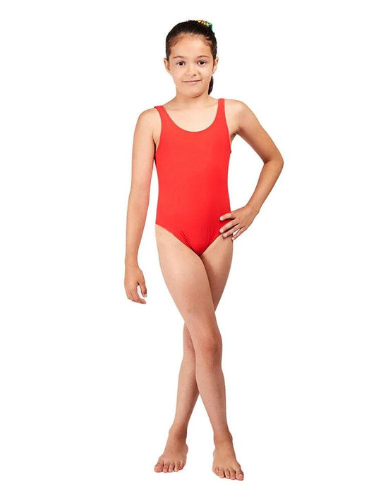 Crazy Chick Girls Plain Sleeveless Leotard - thefancydress.co.uk