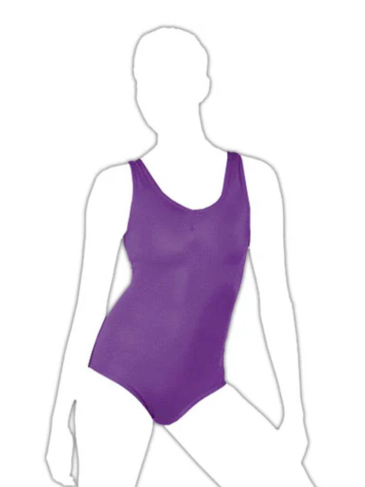 Crazy Chick Girls Plain Sleeveless Leotard - thefancydress.co.uk