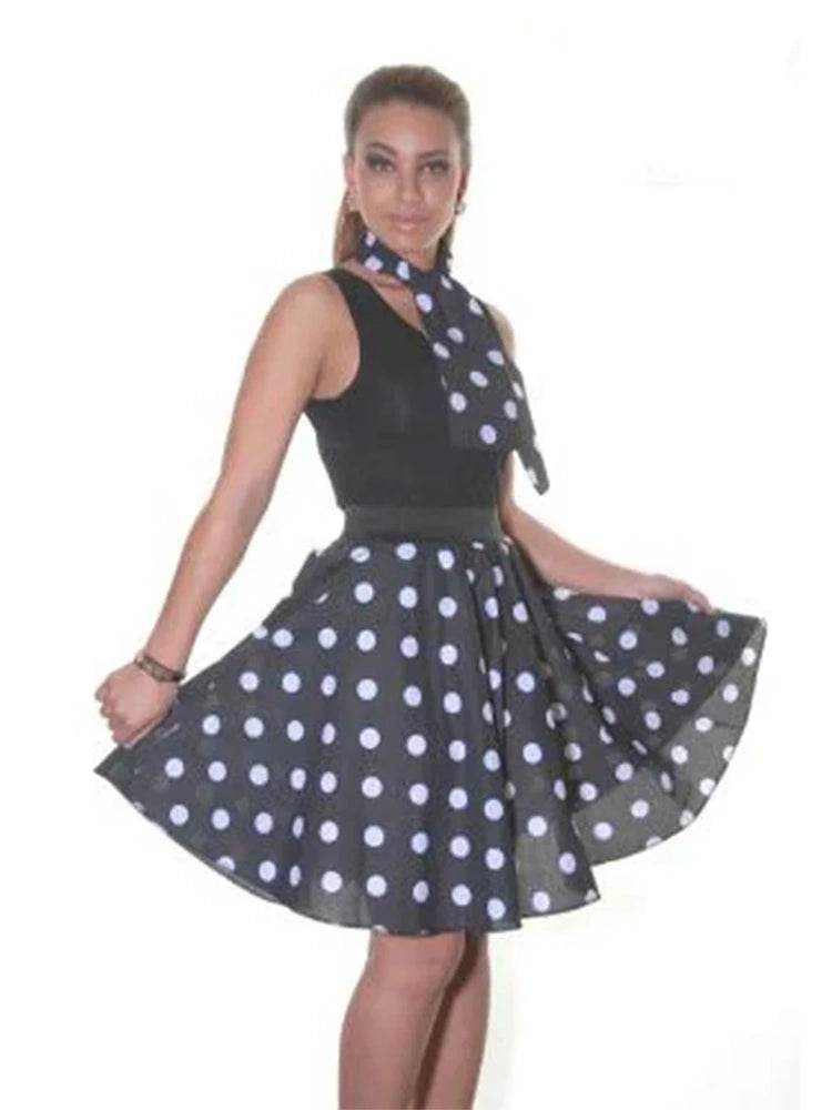 Crazy Chick Polka Dot Skirts 18 (inches) - thefancydress.co.uk