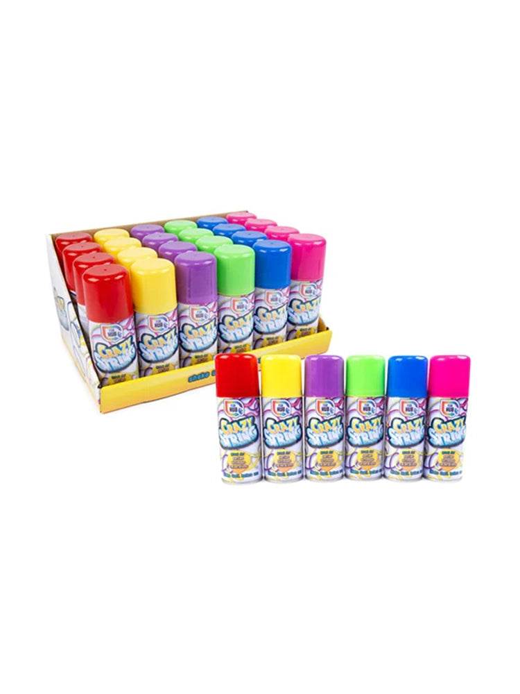 Crazy Streamers Silly Strings Spray - thefancydress.co.uk
