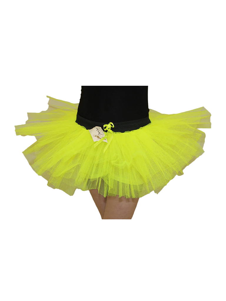 Girl 3 Layer Tutu skirt yellow