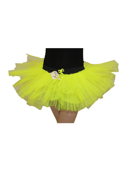 Girl 3 Layer Tutu skirt yellow