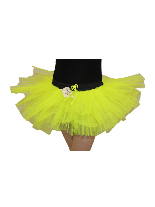Girl 3 Layer Tutu skirt yellow