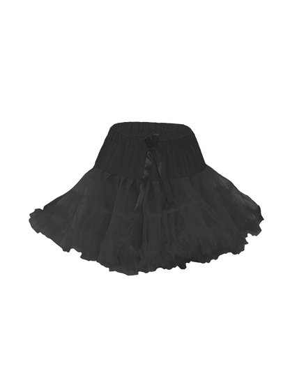 Girl Ruffle Petticoat Tutu Skirt black