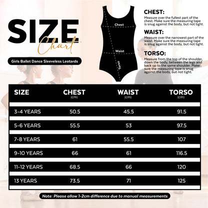 Girls Cotton Wide Strap Pink Sleeveless Leotard