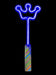 Crown Shape Light Up Wand blue