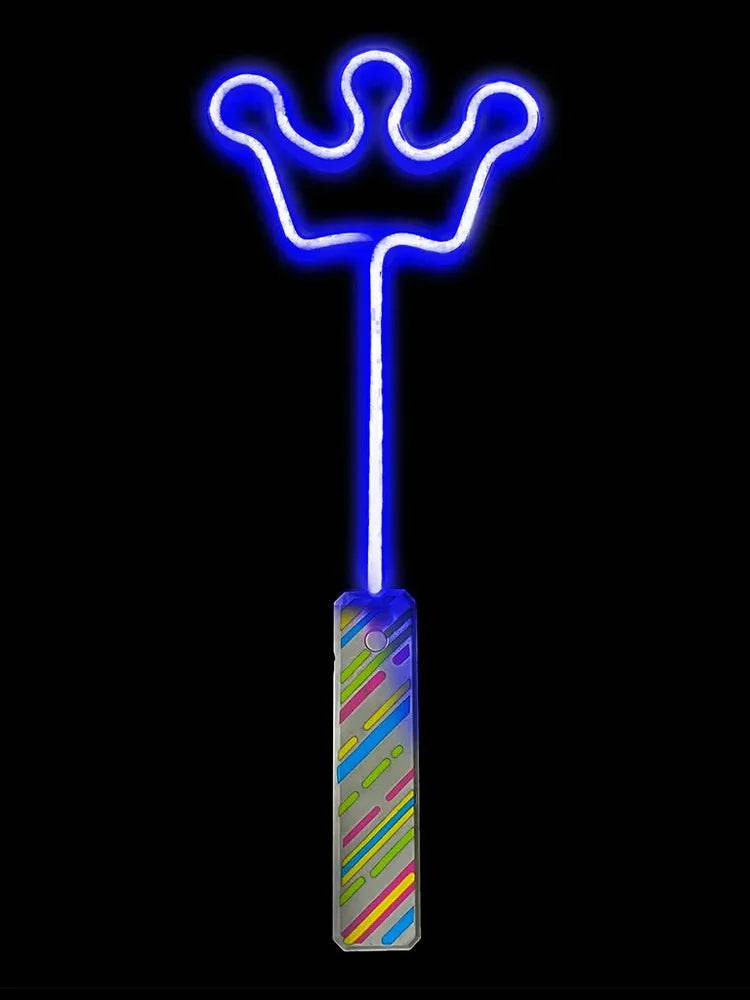 Crown Shape Light Up Wand - thefancydress.co.uk