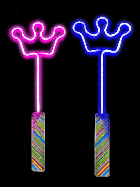 Crown Shape Light Up Wand pack of two