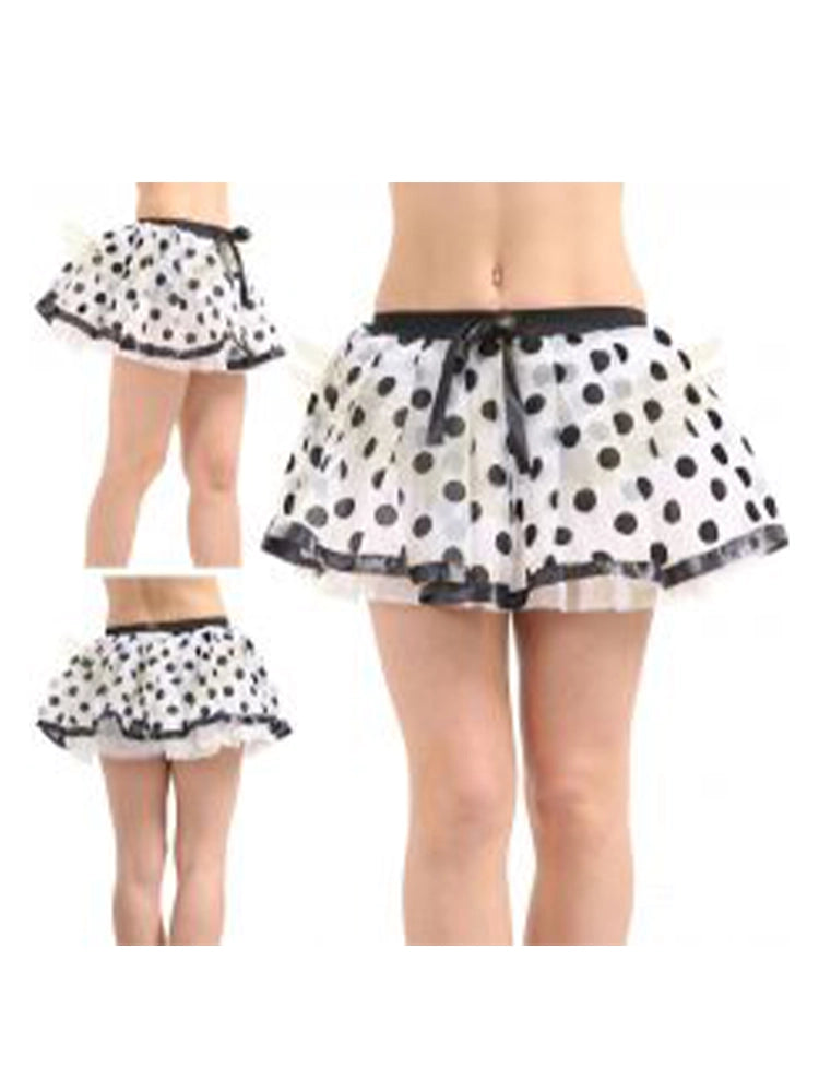 Dalmatian Ears & Fancy Polka Dot Skirt