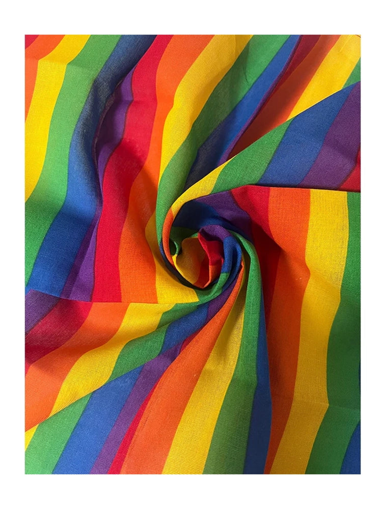 Deluxe Pride Fancy Dress Accessories – Rainbow Bandana pack of 1